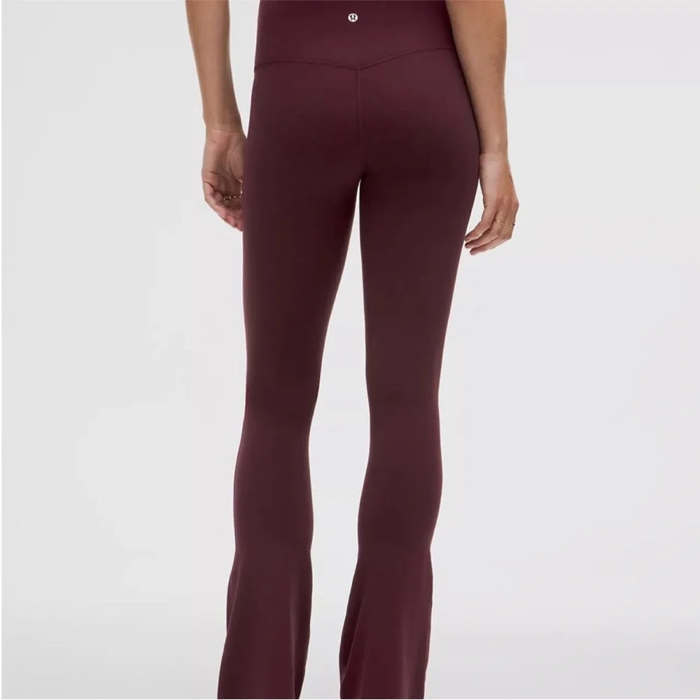 Lululemon Garnet Mini Flare Align HR Leggings | Size 4, 32” Inseam EUC - Picture 2 of 5